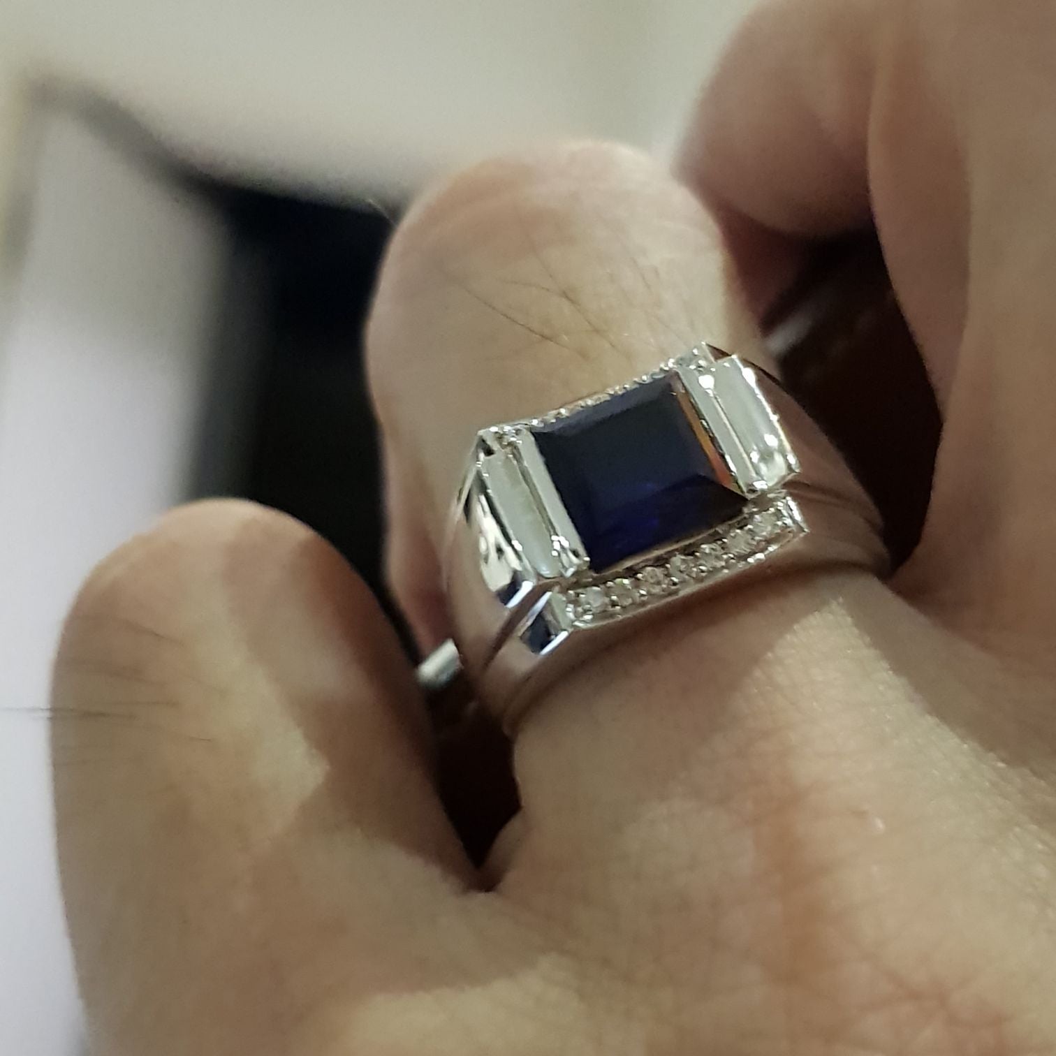 Men's Rings / Lucky Gems stones /Style Jewelry