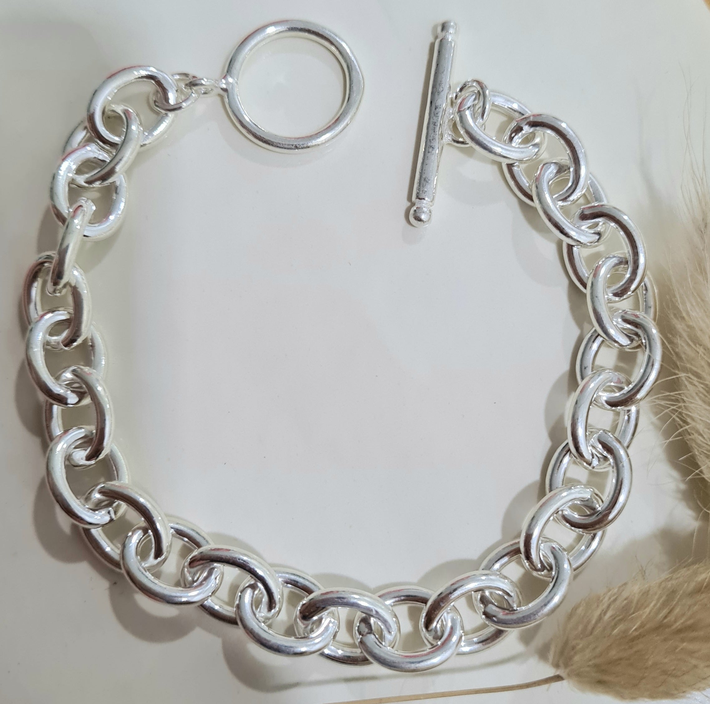 Style Silver gold plated Bracelet