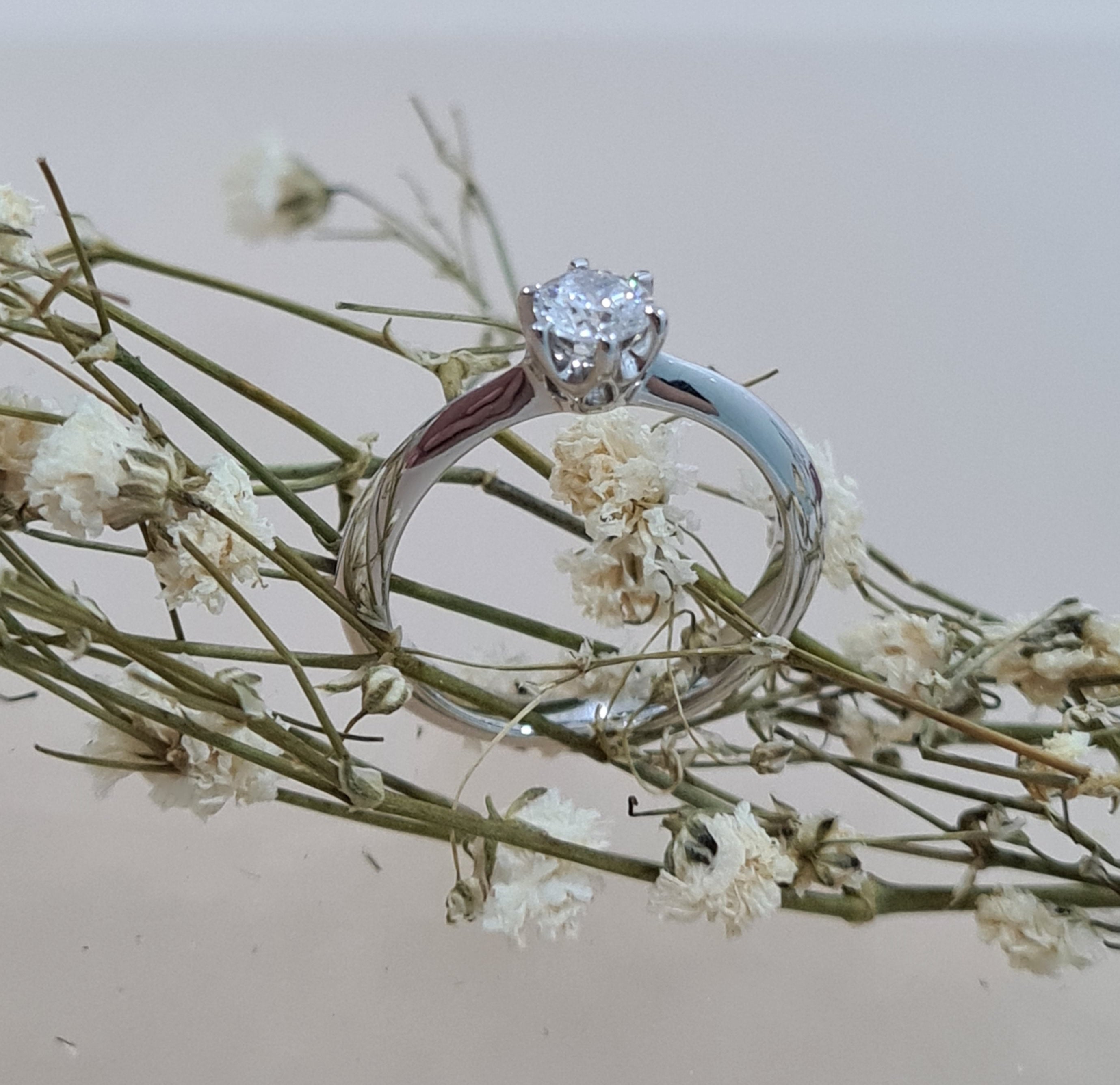 0.35 carats Scintilli Engagement Ring