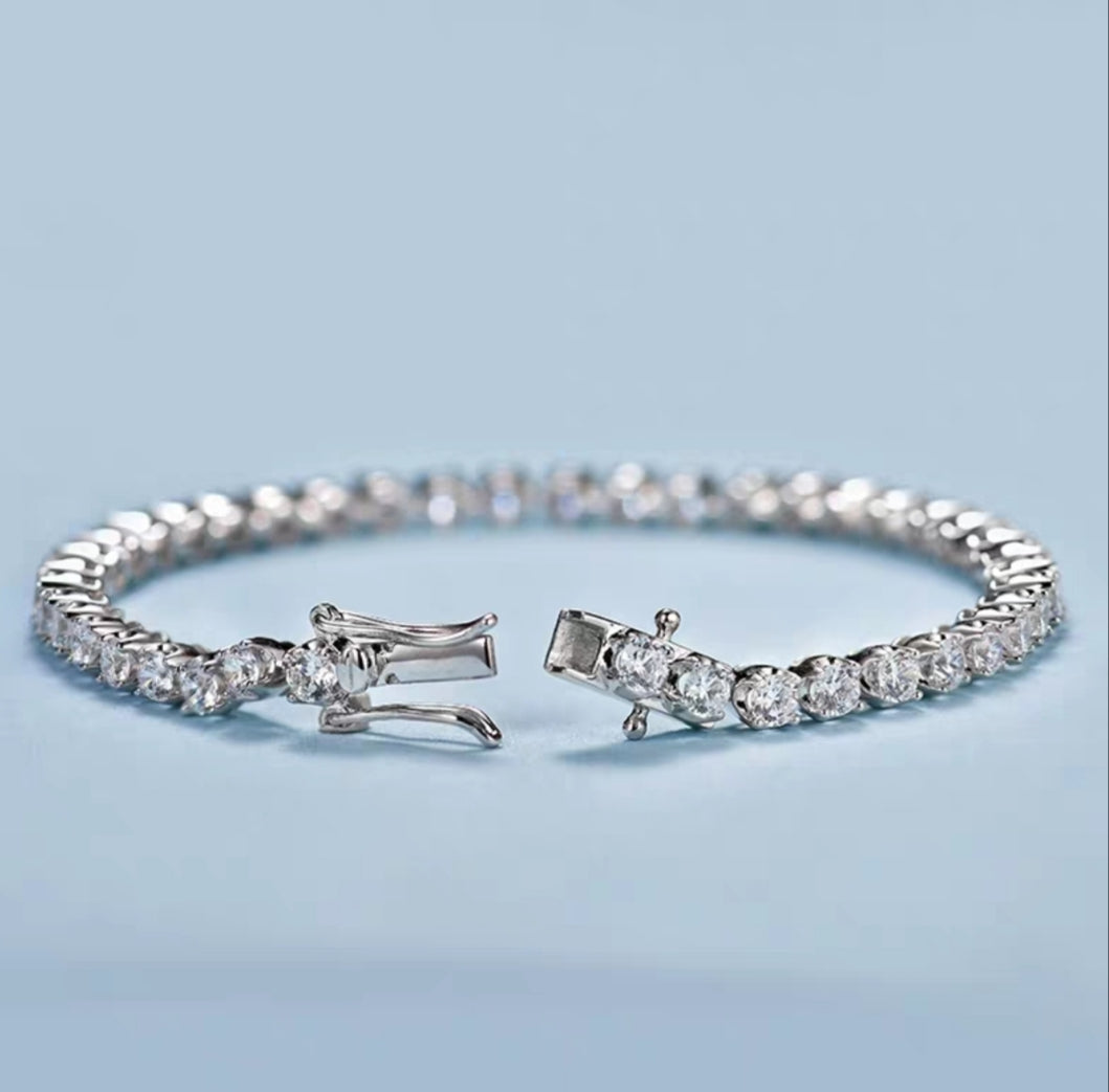 Simulated Diamond Tennis Bracelet