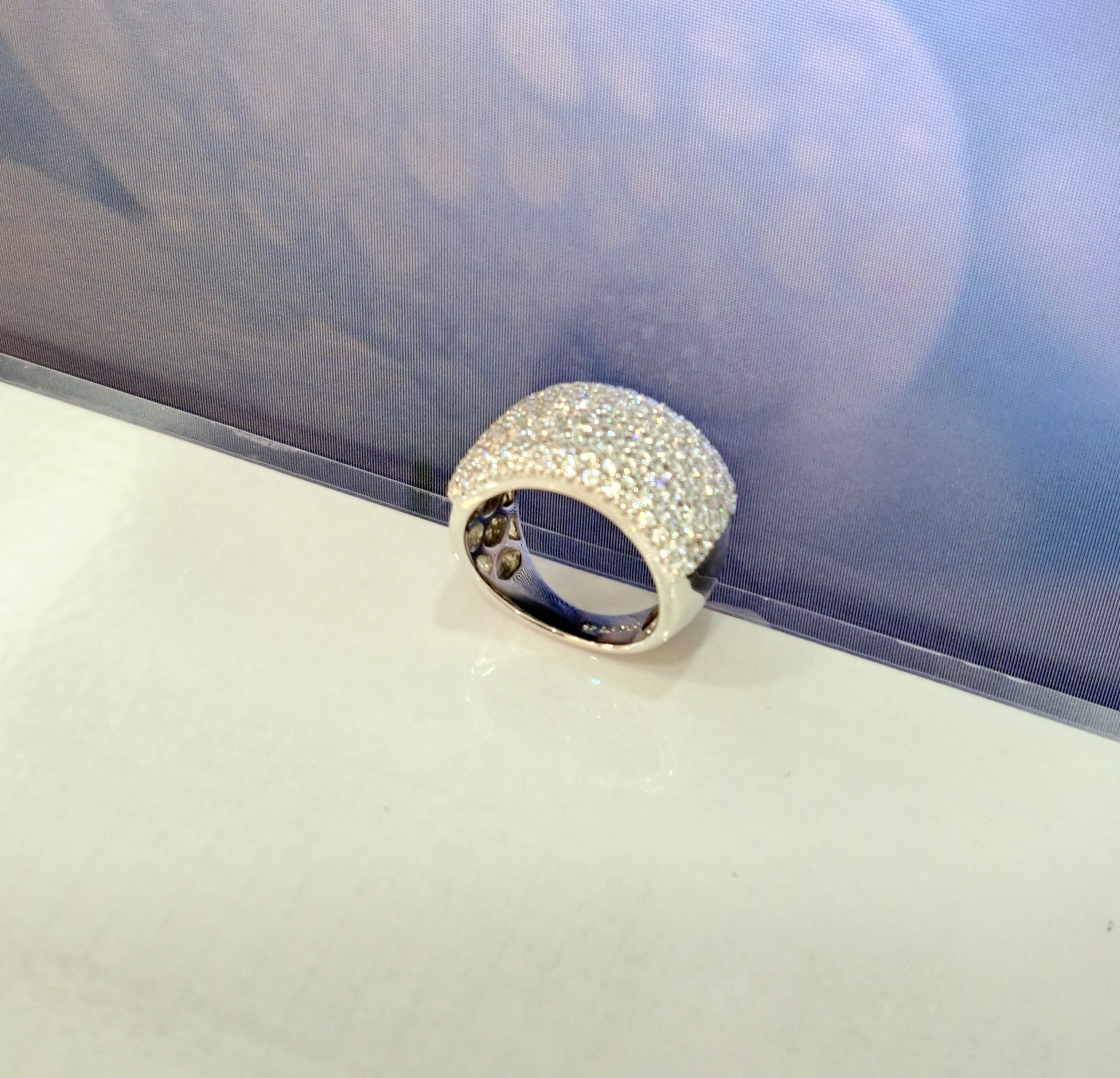 Stunning Micro Pave Ring