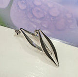 Shank Sterling Silver Design Earrings