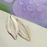 Shank Sterling Silver Design Earrings