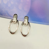 Style Sterling Silver Dangling Earrings