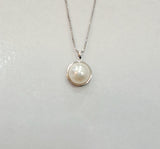 Her Bezel Pearl Pendant