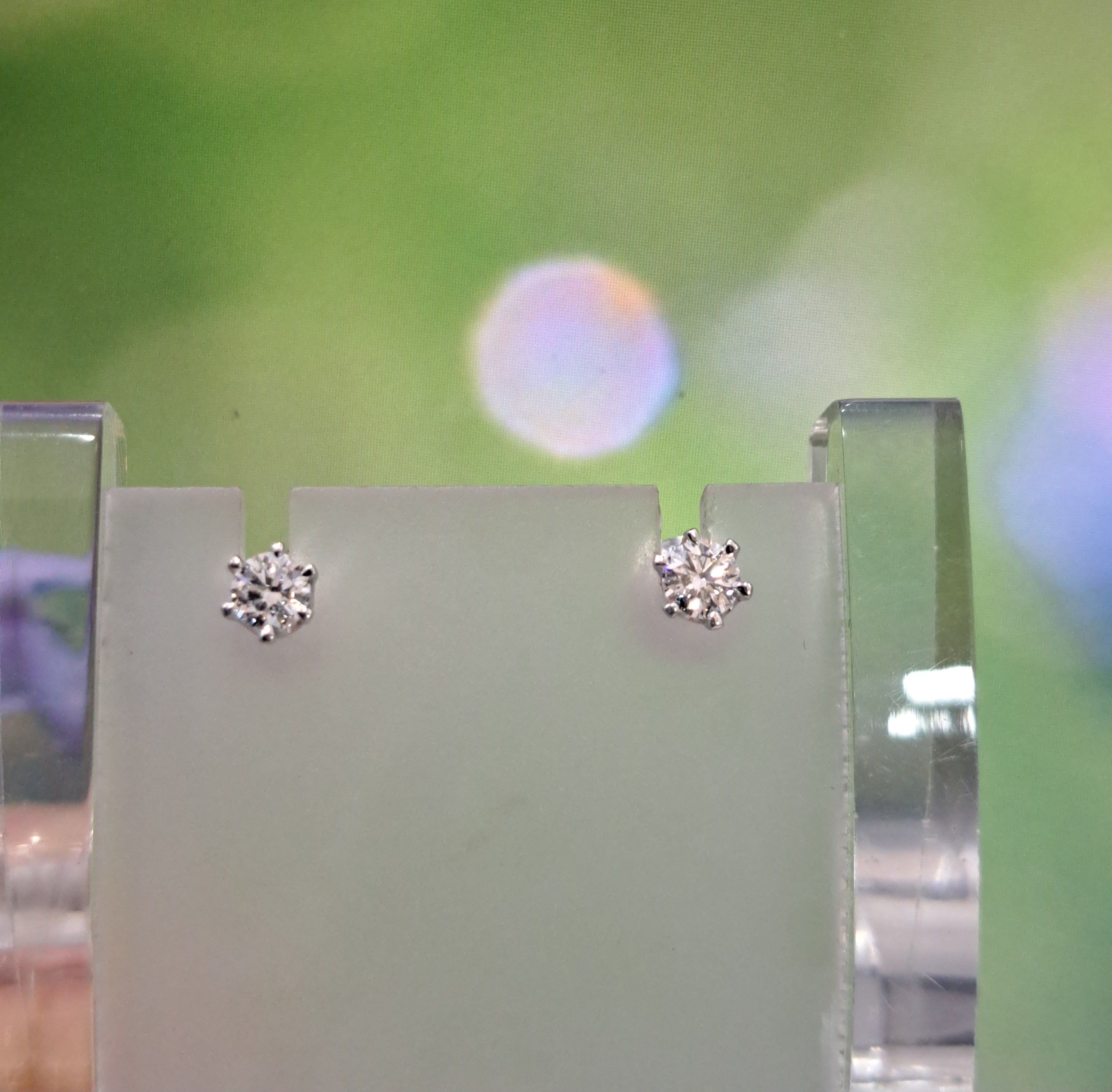 Platinum Diamond Earrings