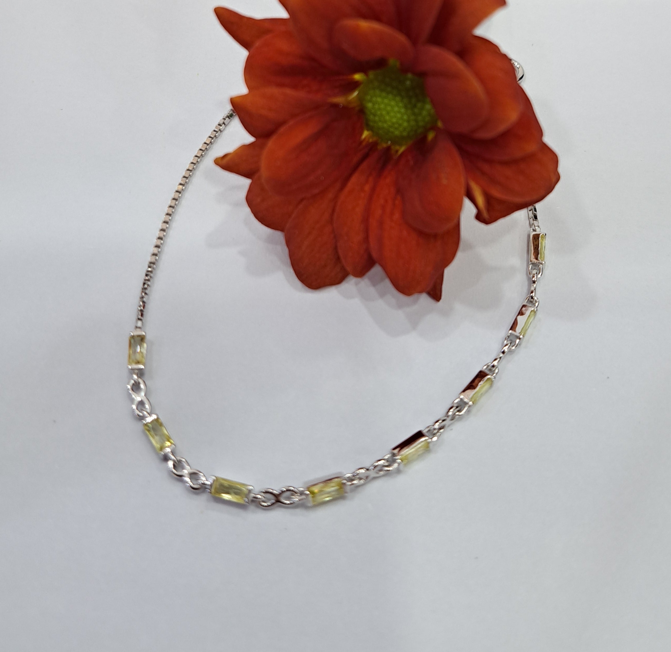 Simulated Citrine Bracelet