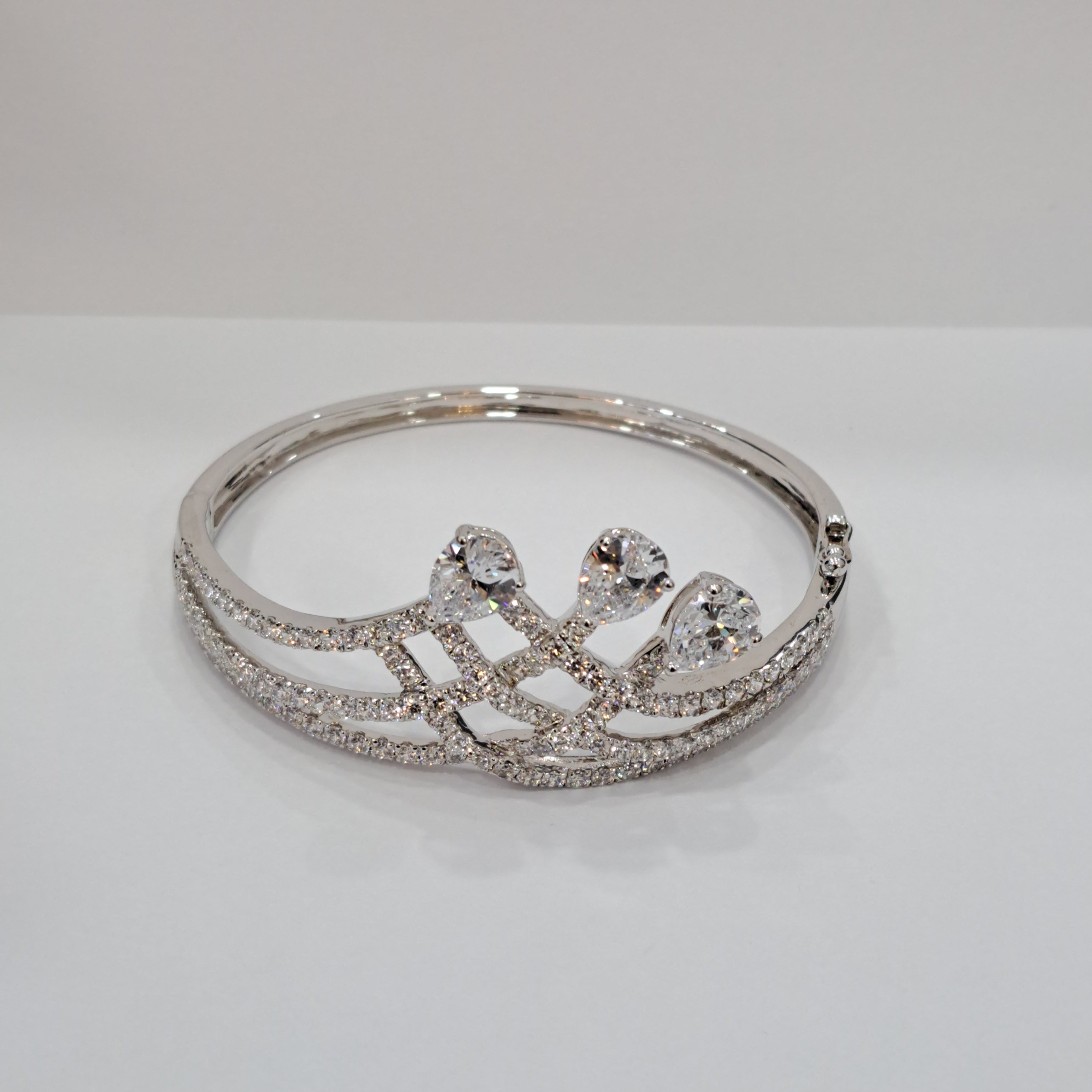 Simulated Diamond Bangle