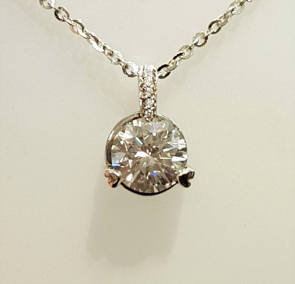 3.50 cts Stunning Scintilli Pendant