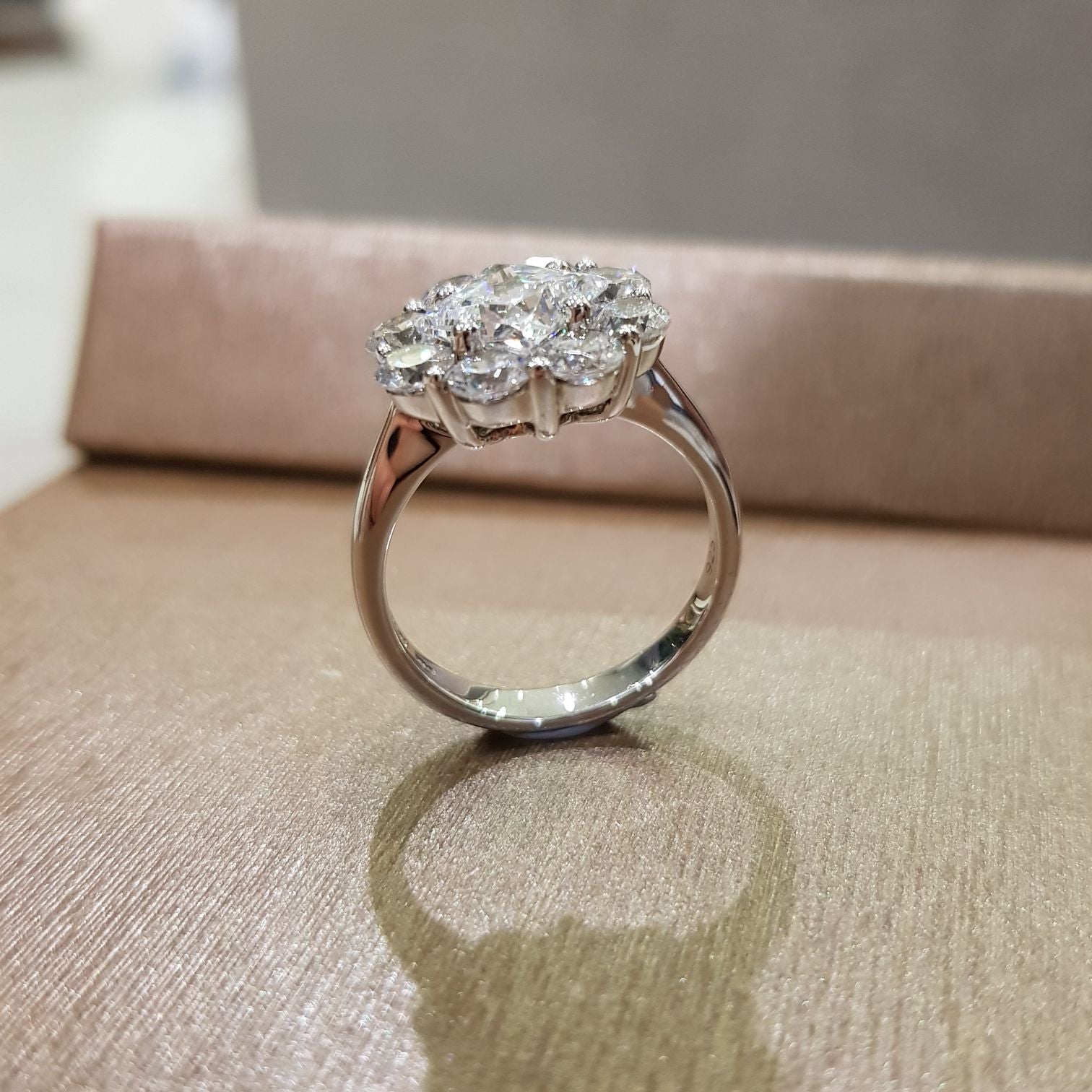 Elsie Diamond Simulants Ring