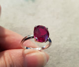 Classic Oval Ruby Ring
