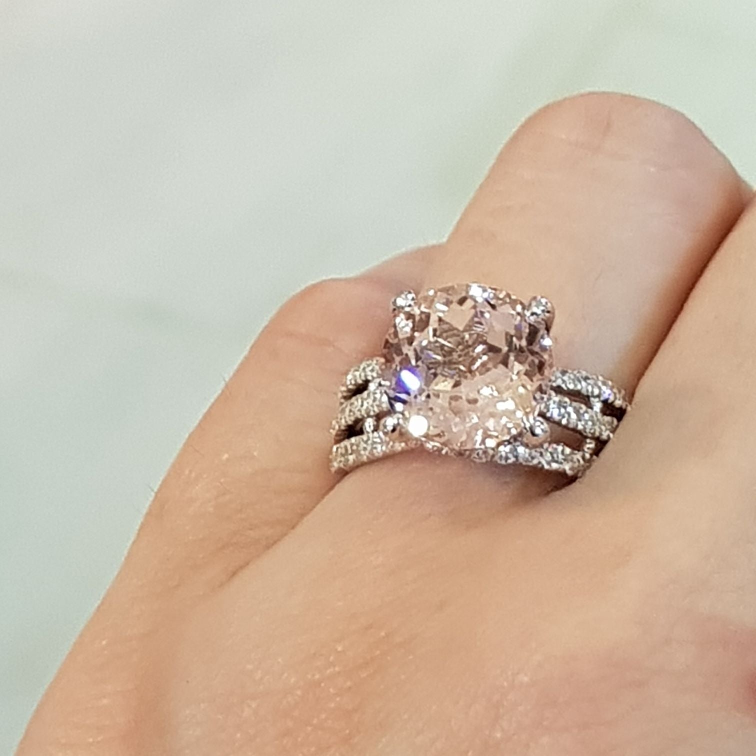 Elegant Morganite Ring