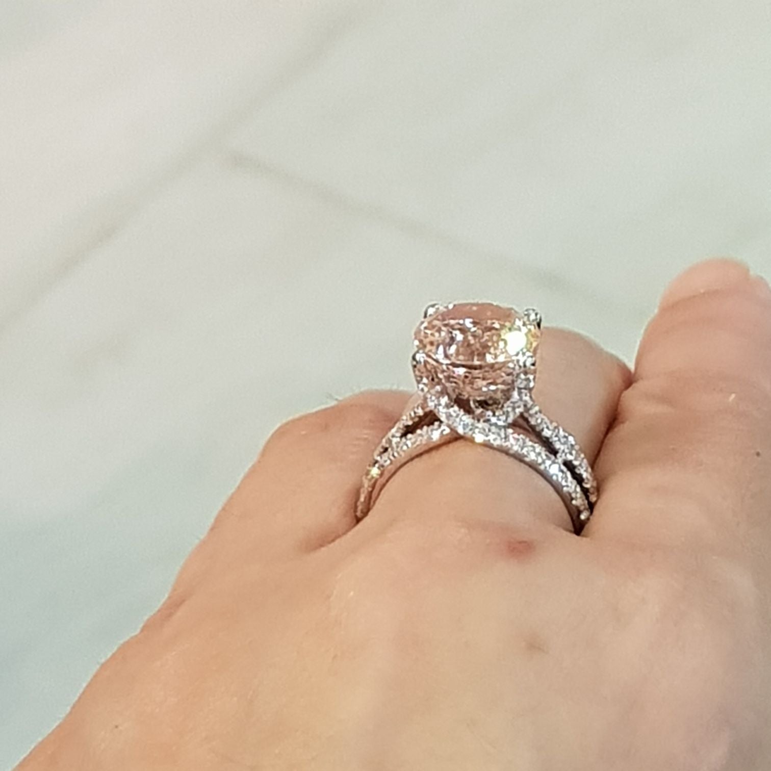 Elegant Morganite Ring