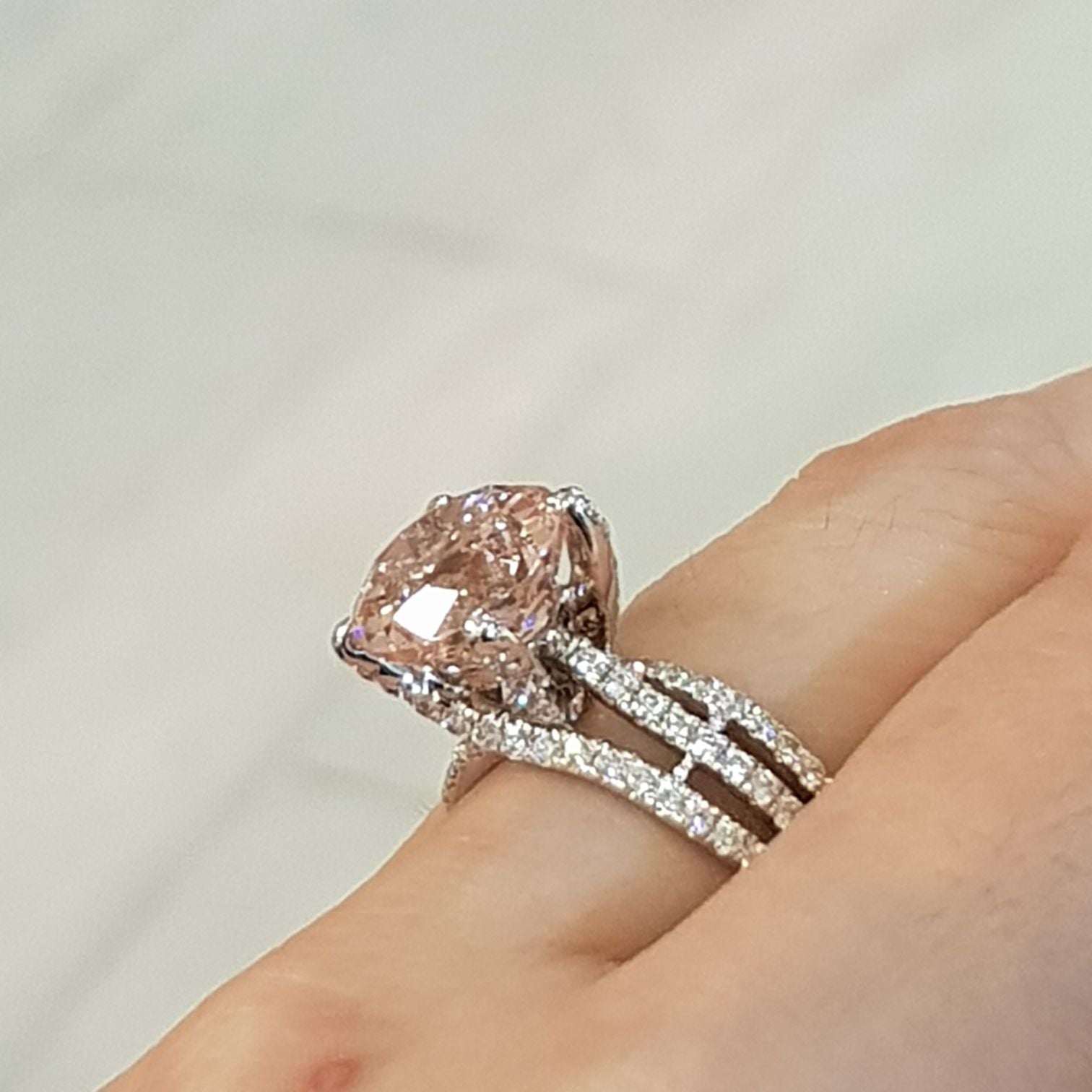 Elegant Morganite Ring