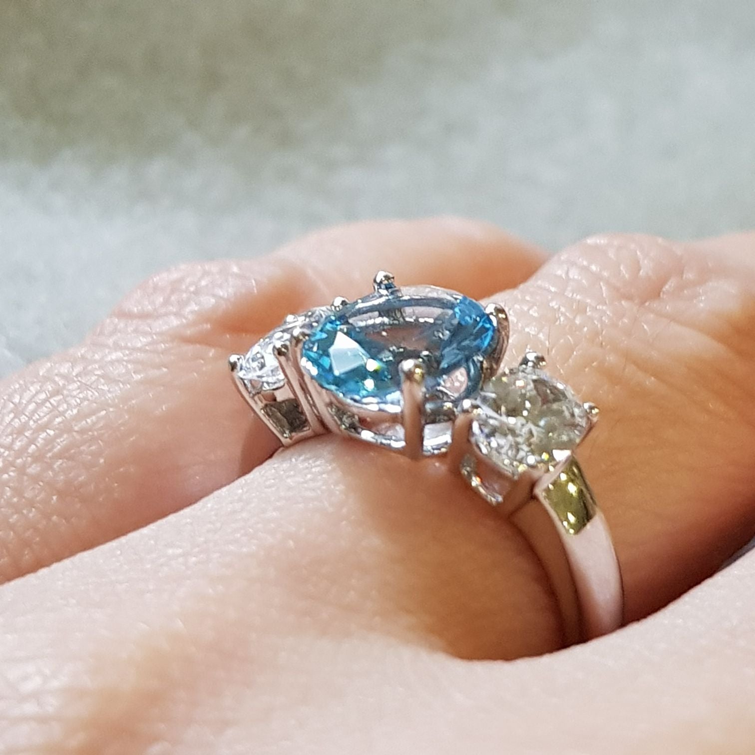 Blue Topaz Ring