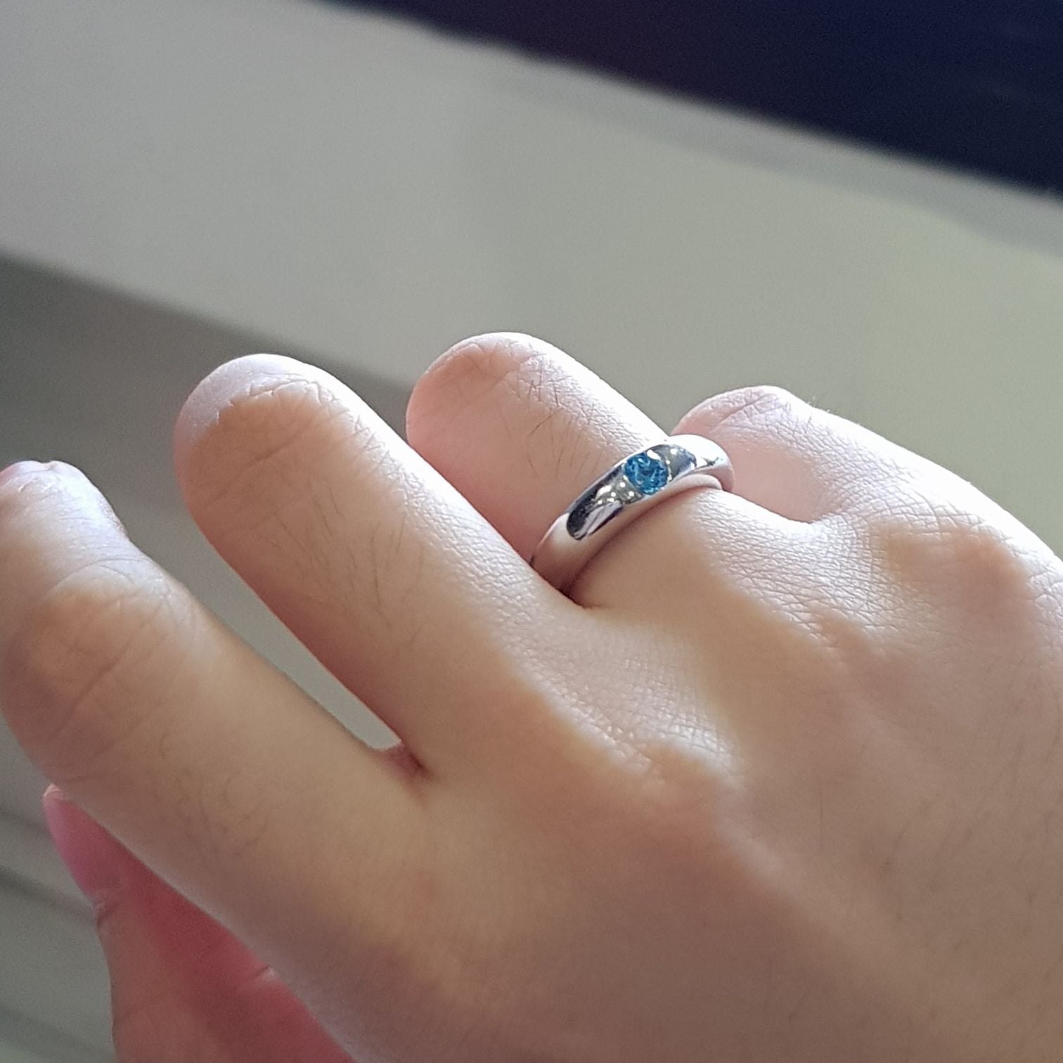 Blue Topaz Ring