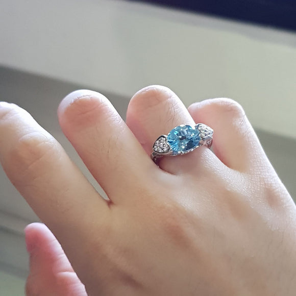 Blue Topaz Ring