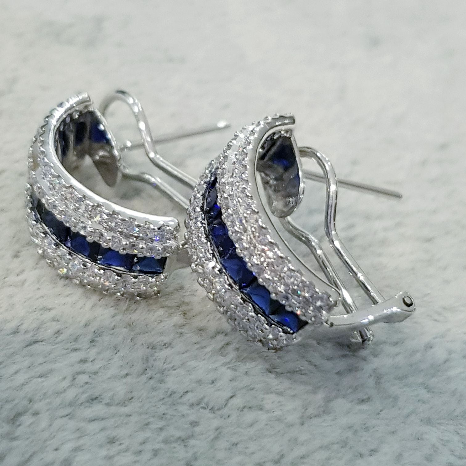 Elegant Sapphire Earrings