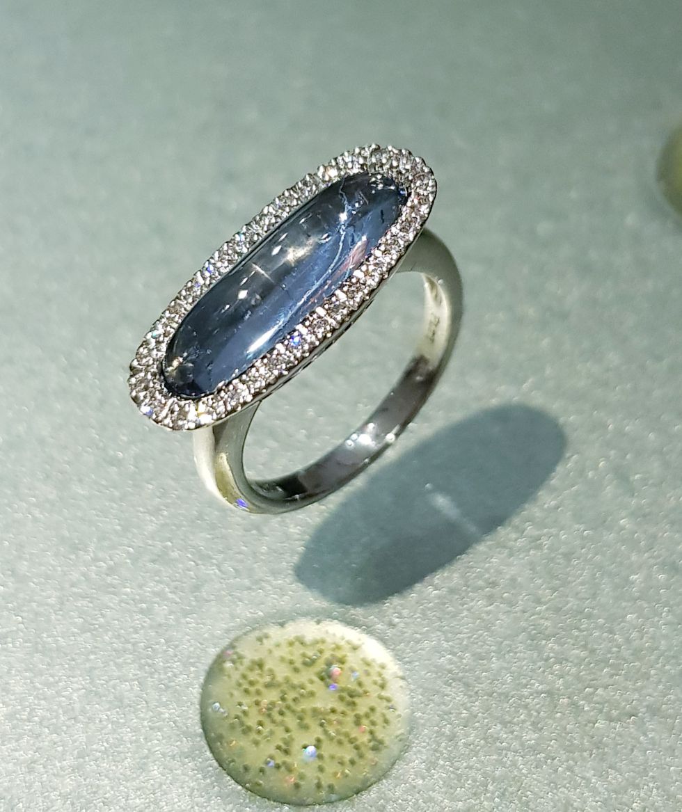 Fancy Aquamarine Ring