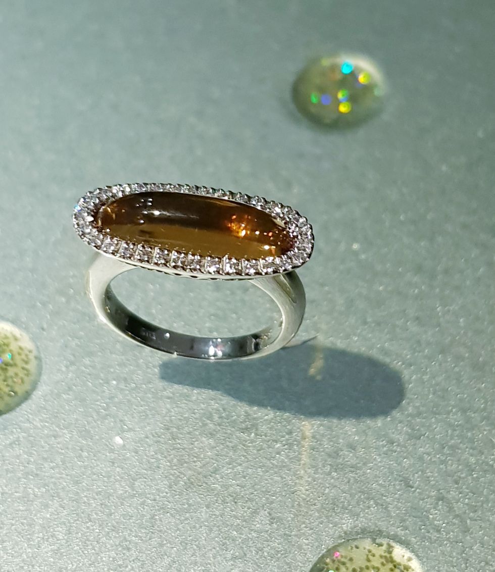 Fancy Citrine Ring