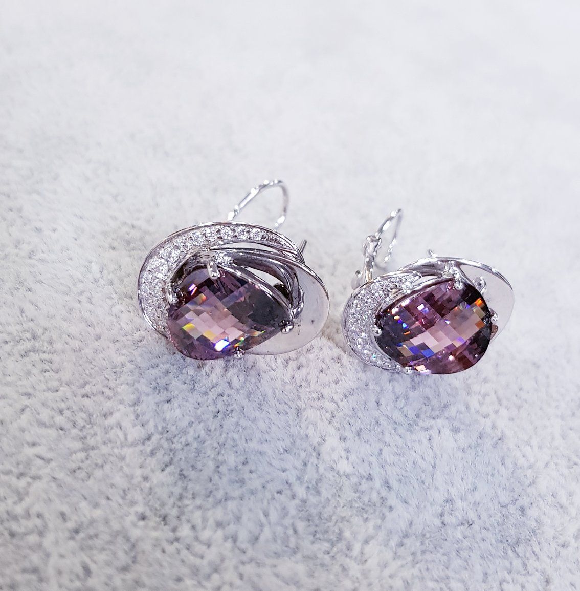 Innovative Pink Tourmaline Earrings