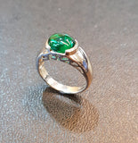 Cabochon Emerald Ring