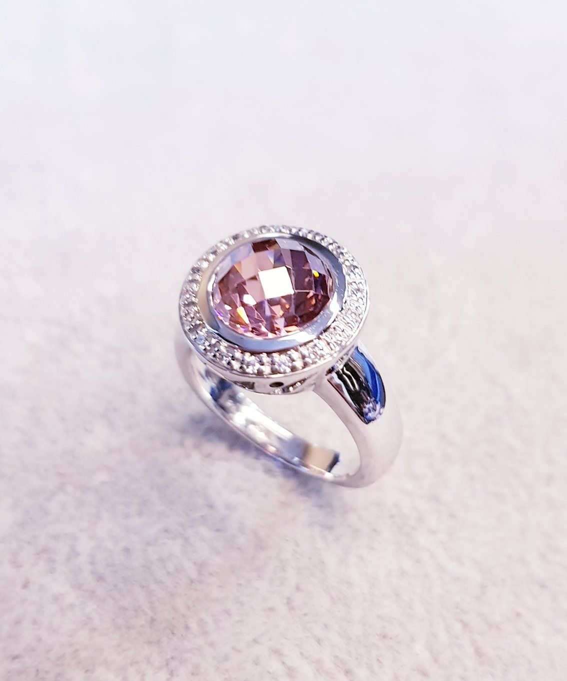 Modern Classic Bezel Ring