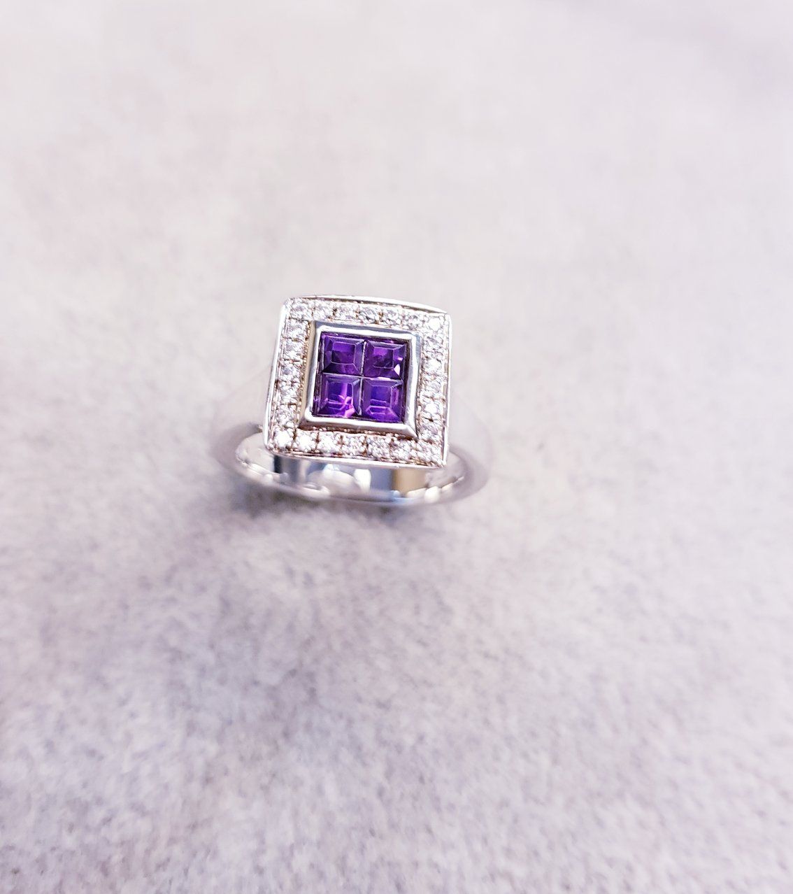 Square Bezel Ring