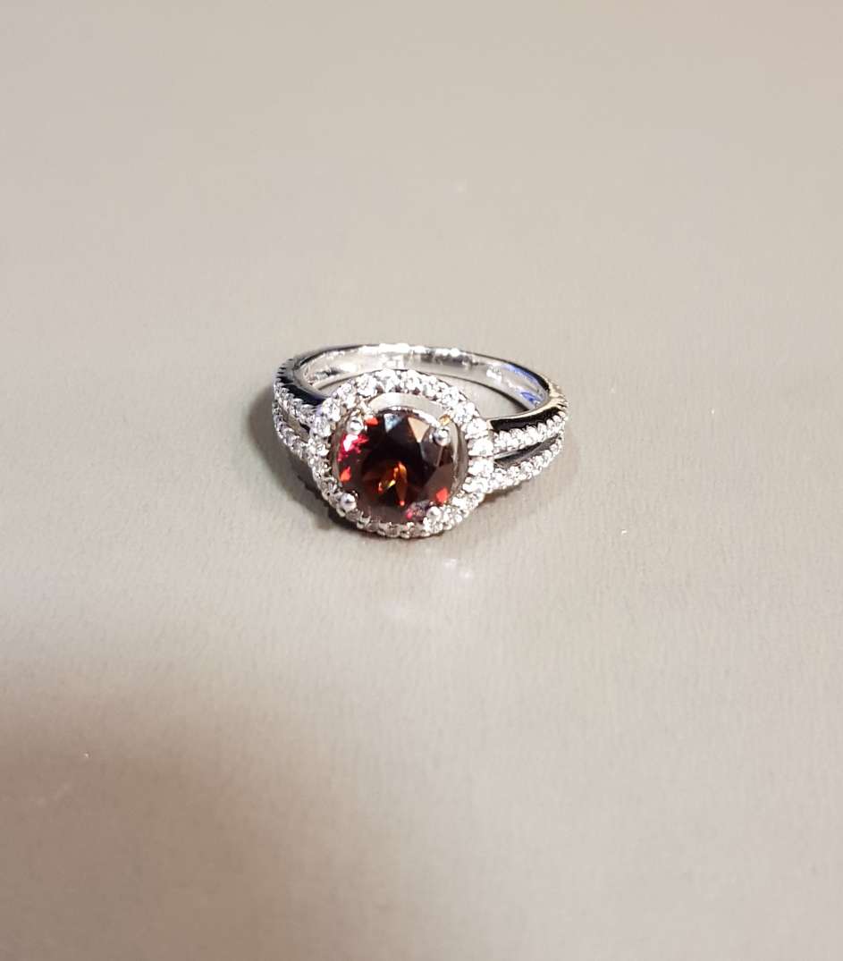 Halo Ruby Ring