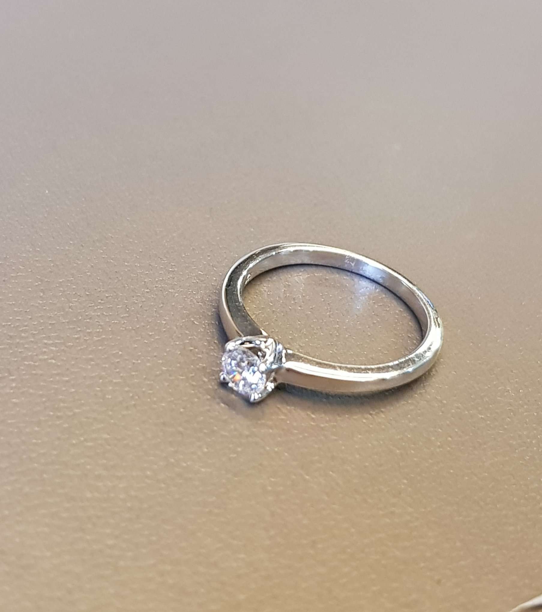 Four Prongs Solitaire Ring