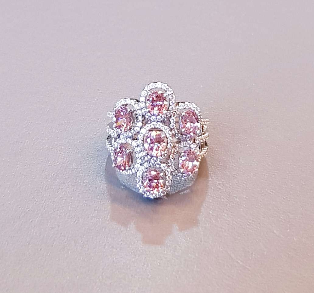 Rose Pink Tourmaline Ring