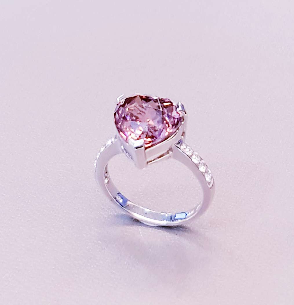 Pink Tourmaline Ring