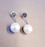 Elegant Scintilli with Detachable Pearl Earring
