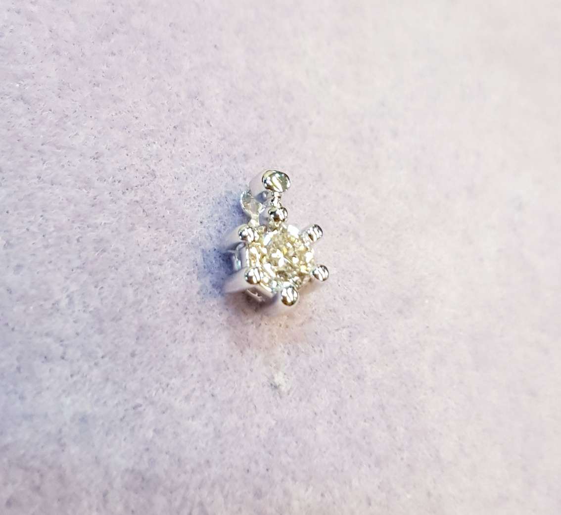 Diamond Solitaire Pendant