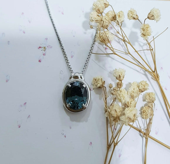 H1 Blue Green Zircon Pendant