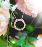 Eternity Diamond Simulants Pendant