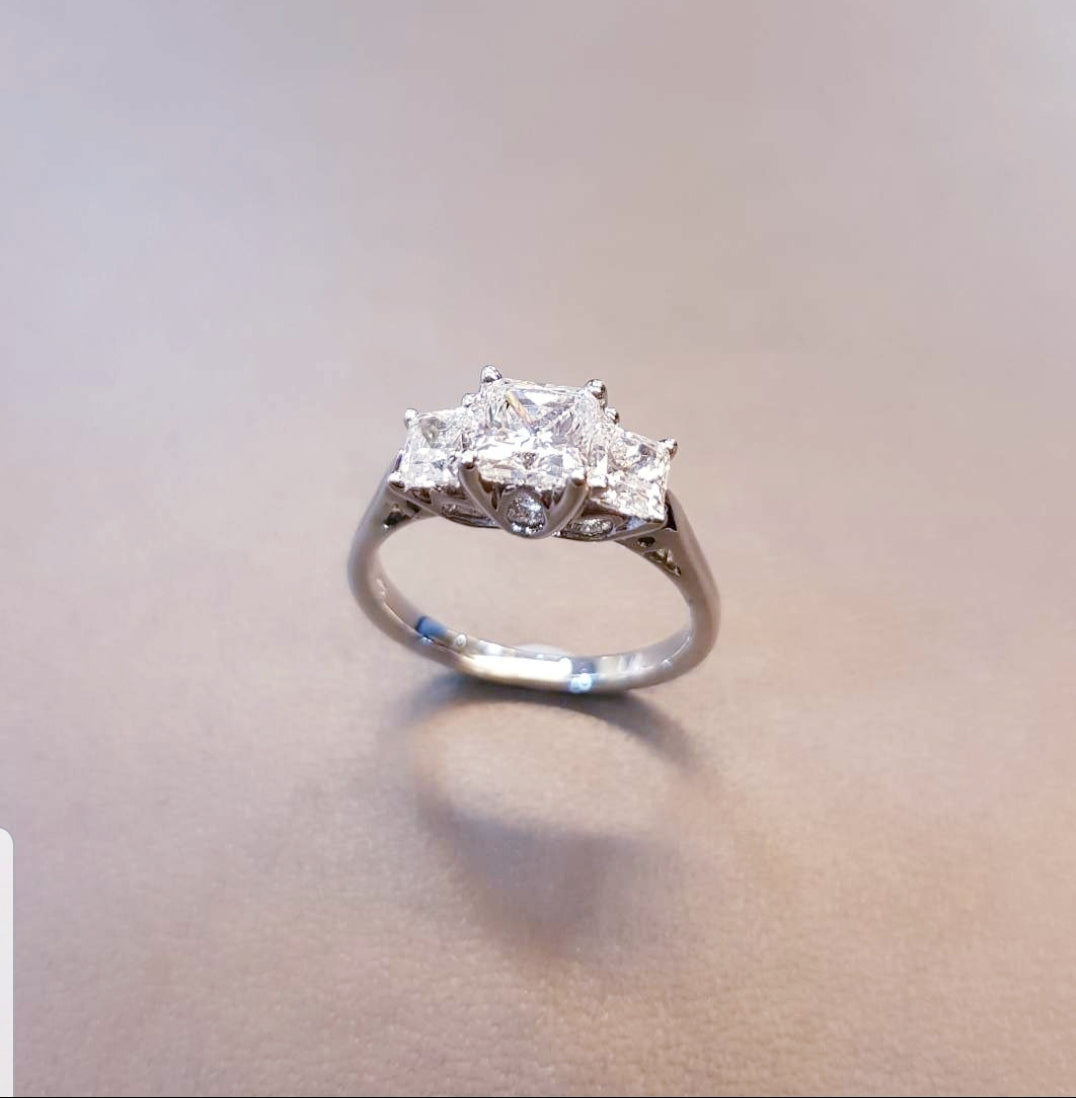 Trilogy Engagement Ring