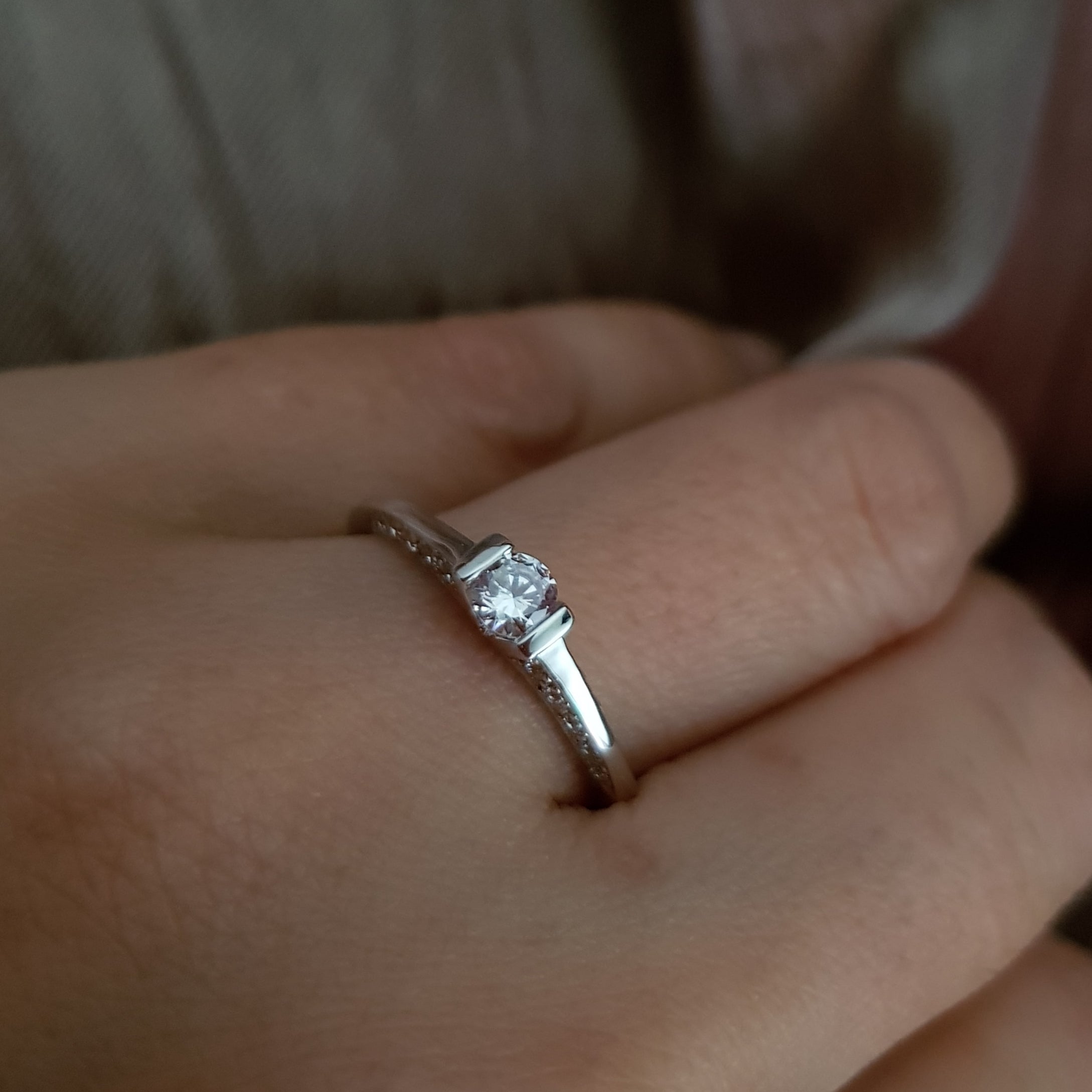 Diamond Simulants Ring