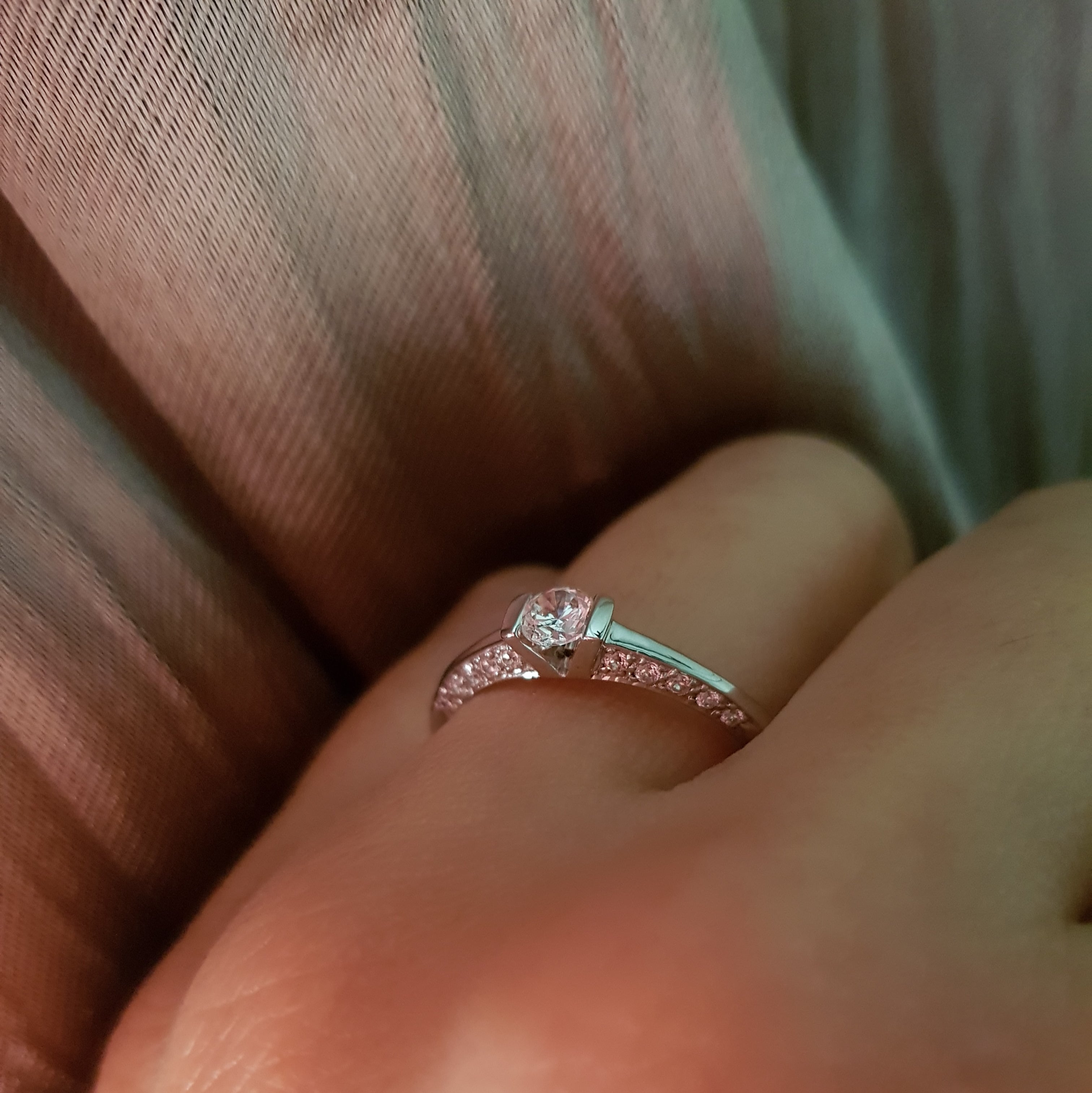 Diamond Simulants Ring