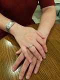 Radiant cut Engagement Ring