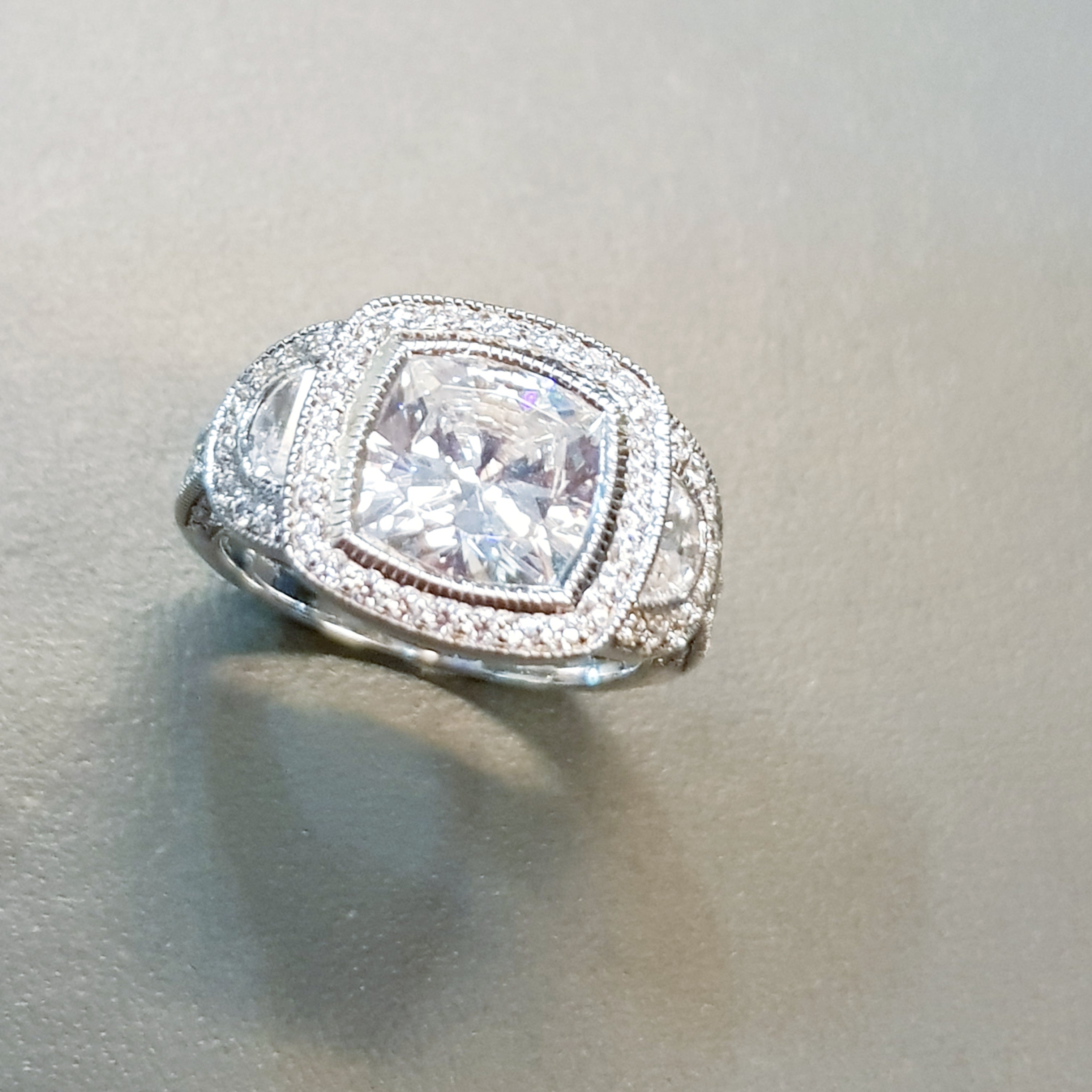 Simulated Diamond Ring 