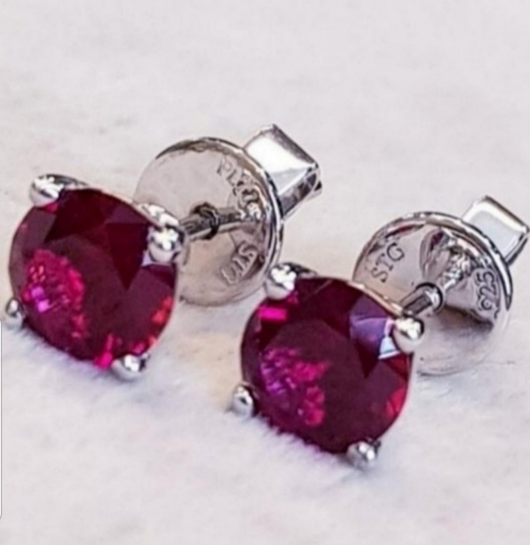 Ruby Earrings