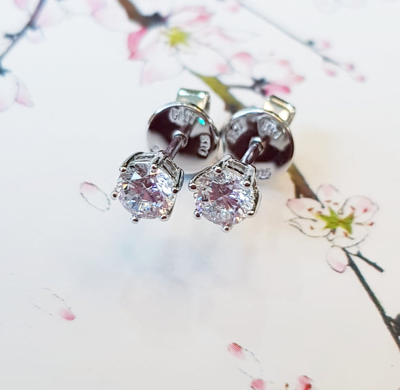 0.30ct Diamond Simulants Solitaire Earring