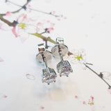 0.30ct Diamond Simulants Solitaire Earring