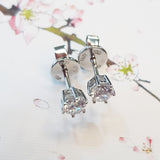 0.30ct Diamond Simulants Solitaire Earring