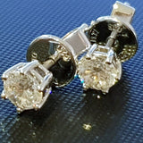 0.30ct Diamond Simulants Solitaire Earring