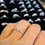 Simulated Diamond Ring