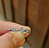 Simulated Diamond Ring