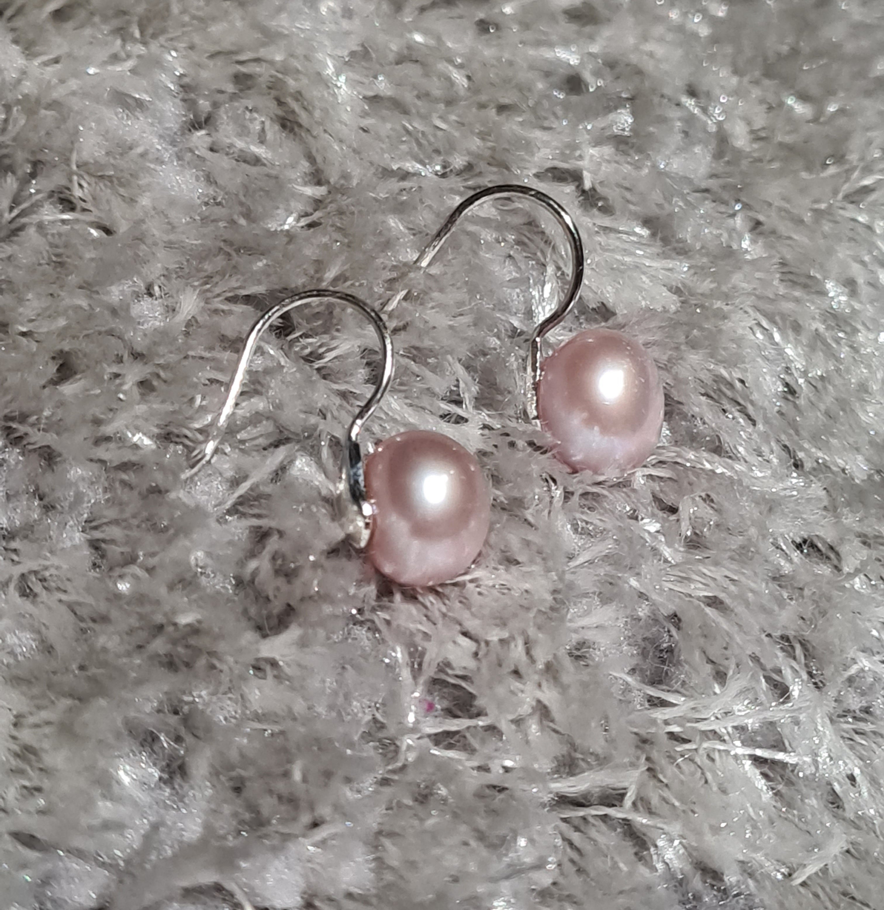 Classic Pearl Loop Earrings