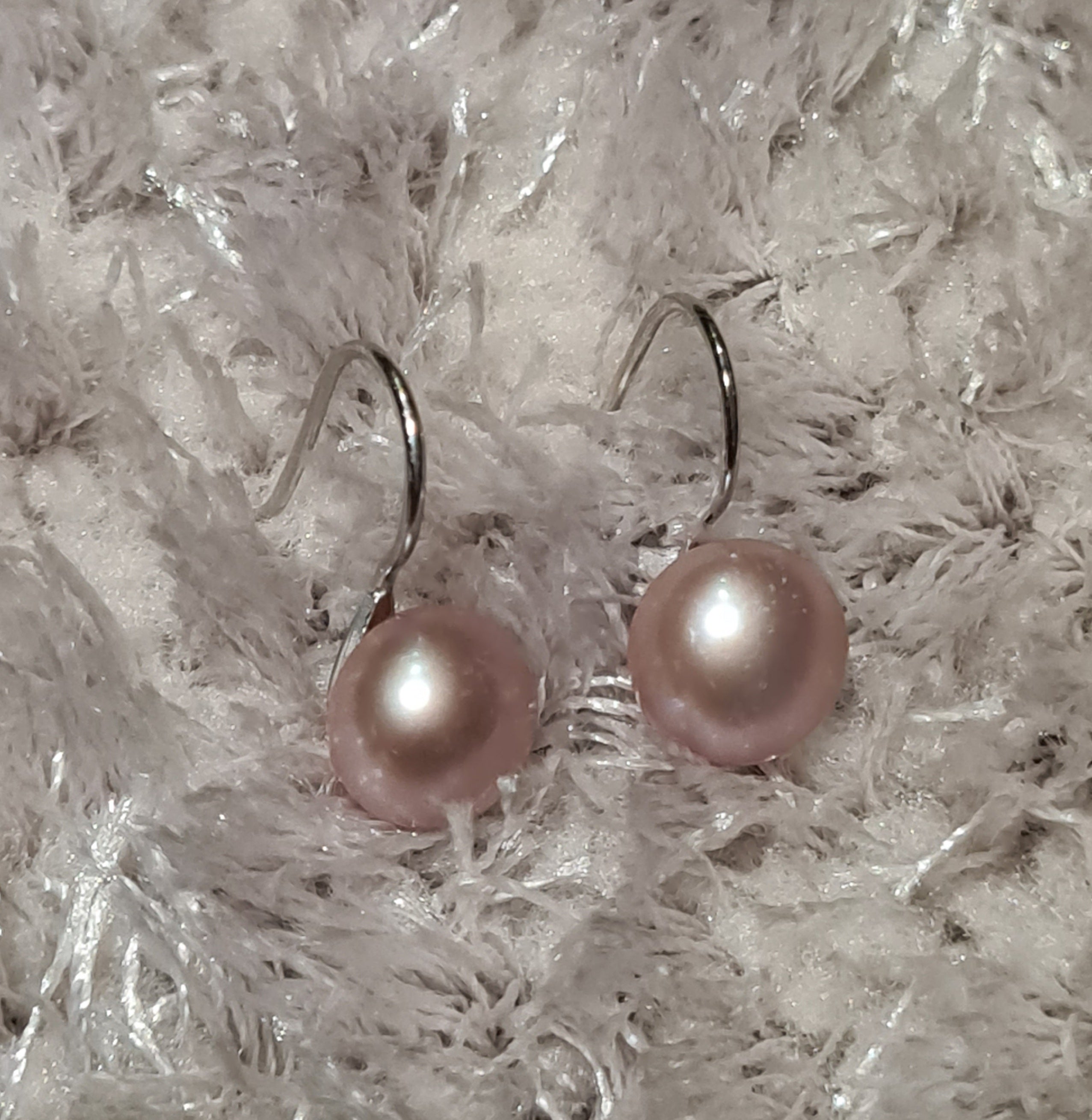 Classic Pearl Loop Earrings